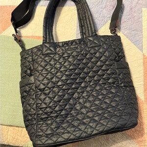 MZ Wallace Black Quilted Tote